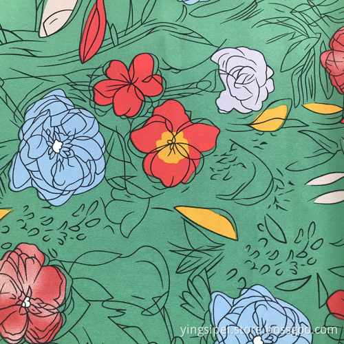 100D 4 Way Stretch Plain Woven Polyester Spandex Fabric